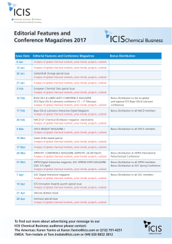 Editorial Features and Conference Magazines 2017