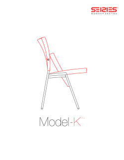 Model-KTM - Series Worship Seating