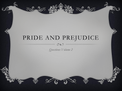 Pride and Prejudice questions volume 2