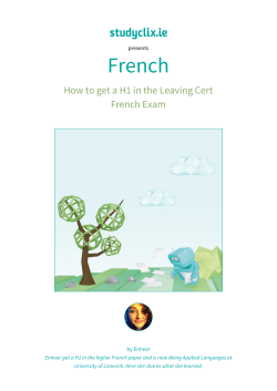 How to get a H1 in French