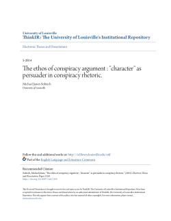 The ethos of conspiracy argument : "character" as