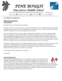 Pine Grove Cross Country - Pine Grove Middle School