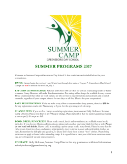 Summer Programs Catalog