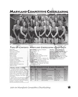 maryland competitive cheerleading