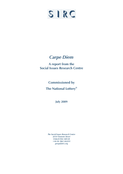 Carpe Diem - Social Issues Research Centre