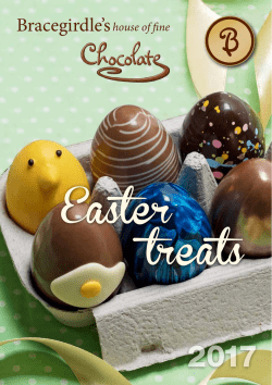 Easter treats - Bracegirdles House of Fine Chocolate