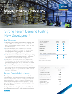 Greater Phoenix Industrial Market Report