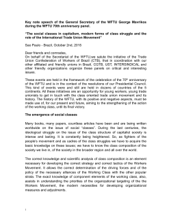 Speech Of WFTU Gen Sec George Mavrikos EN