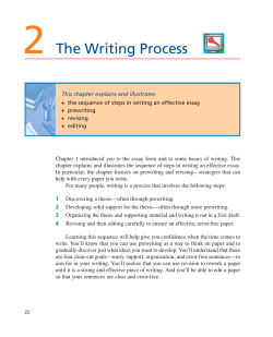 2 The Writing Process
