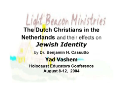 The Dutch Christians in the Netherlands