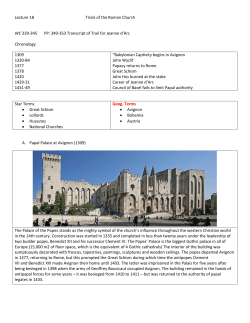 Lecture 18 Trials of the Roman Church WC 329-345 PP: 349