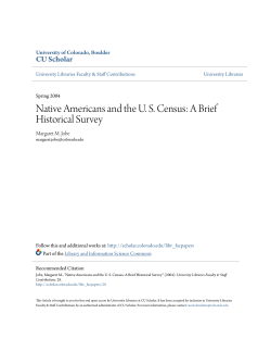 Native Americans and the US Census: A Brief