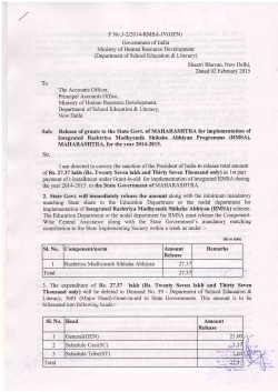 3. The expenditure of Rs. 27.37 lakh (Rs. Twenty Seven