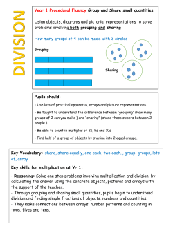 Calculations policy Division