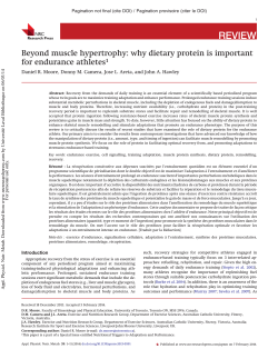 Beyond muscle hypertrophy: why dietary protein is important for