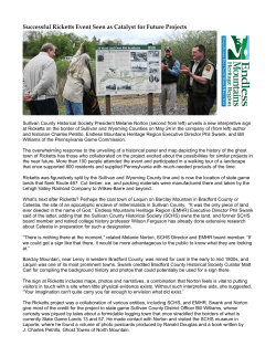 Successful Ricketts Event Seen as Catalyst for Future Projects