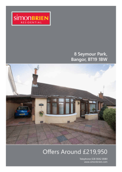 Brochure - Simon Brien