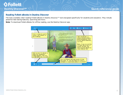 Reading Follett eBooks in Destiny Discover