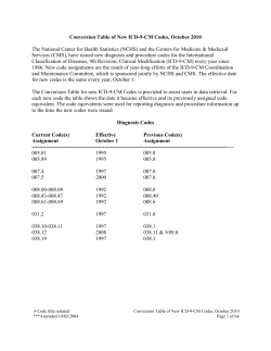 ICD-9-CM Conversion Table FY08