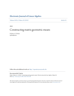 Constructing matrix geometric means
