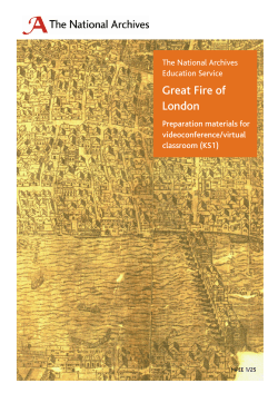 Great Fire of London - The National Archives
