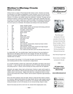 Mother`s Shrimp Creole recipe