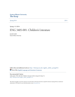 ENG 3405-001: Children`s Literature - The Keep