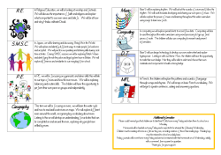 R.E.  P.E. Music D.T. MFL - Teagues Bridge Primary School