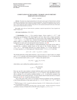 COMPUTATION OF THE MATRIX PTH ROOT AND ITS FR &acute;ECHET
