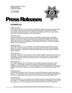 December 2014 - Buchanan County, IA