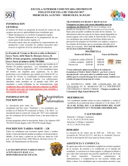 2017 Summer School Registration Guide