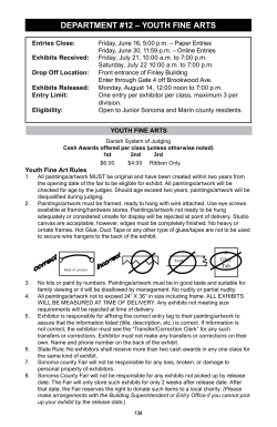 department #12 – youth fine arts