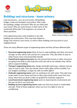 Buildings and structures - lower primary