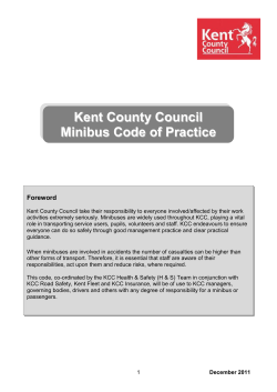minibus code of practice