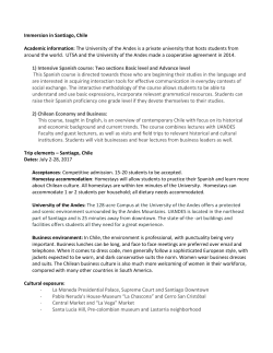 Chile - UTSA College of Business
