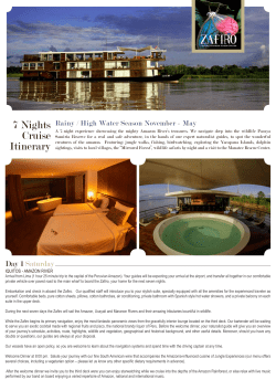 7 Nights Cruise Itinerary
