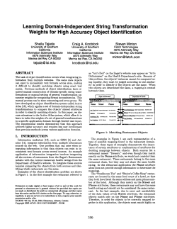 Learning Domain-Independent String