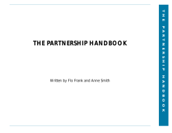 the partnership handbook