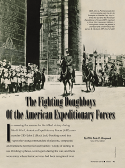 com- mander GEN John J. - Association of the United States Army