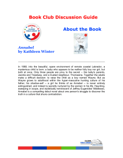 Book Club Discussion Guide About the Book
