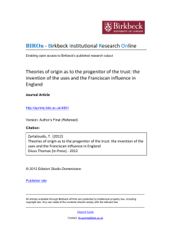 - BIROn - Birkbeck Institutional Research Online