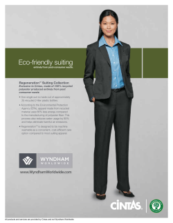 Eco-friendly suiting