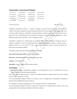 Somatropin Concentrated Solution