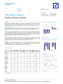 DB Inflation Report