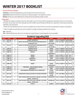 Booklists - Campus Hub
