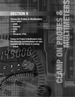 Sect 9 CLAMP ON METERS