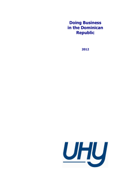 Doing Business in Dominican Republic