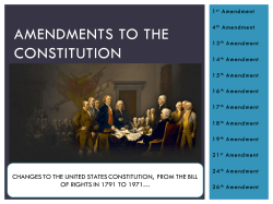 The Amendments - fchistorysolreview
