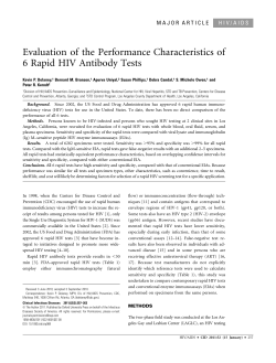 Evaluation of the Performance Characteristics of