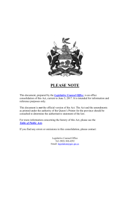 Highway Traffic Act - PrinceEdwardIsland.ca